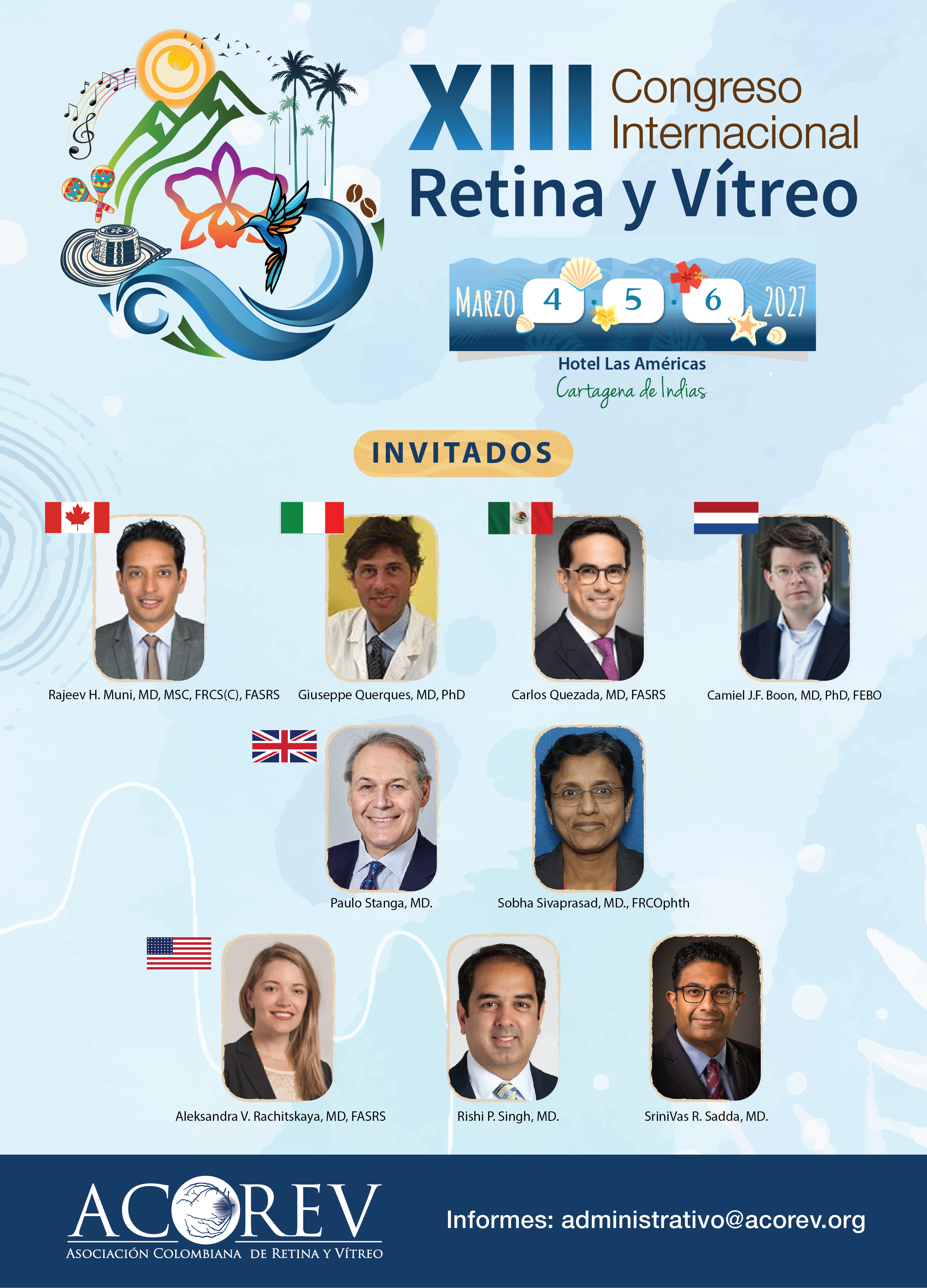 Invitados Congreso ACOREV